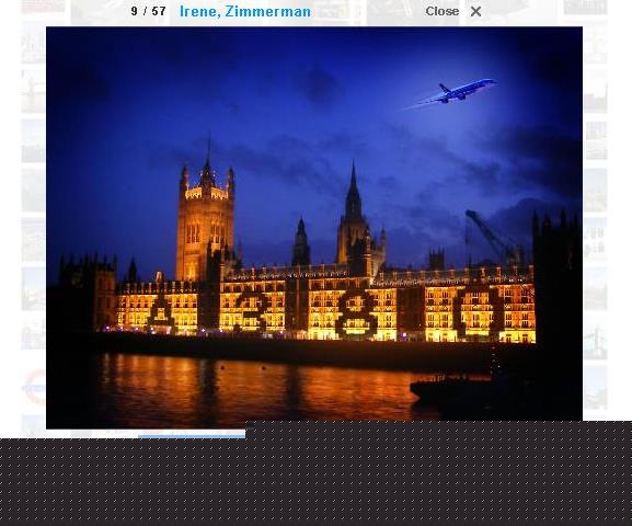 A380 near the Big Ben