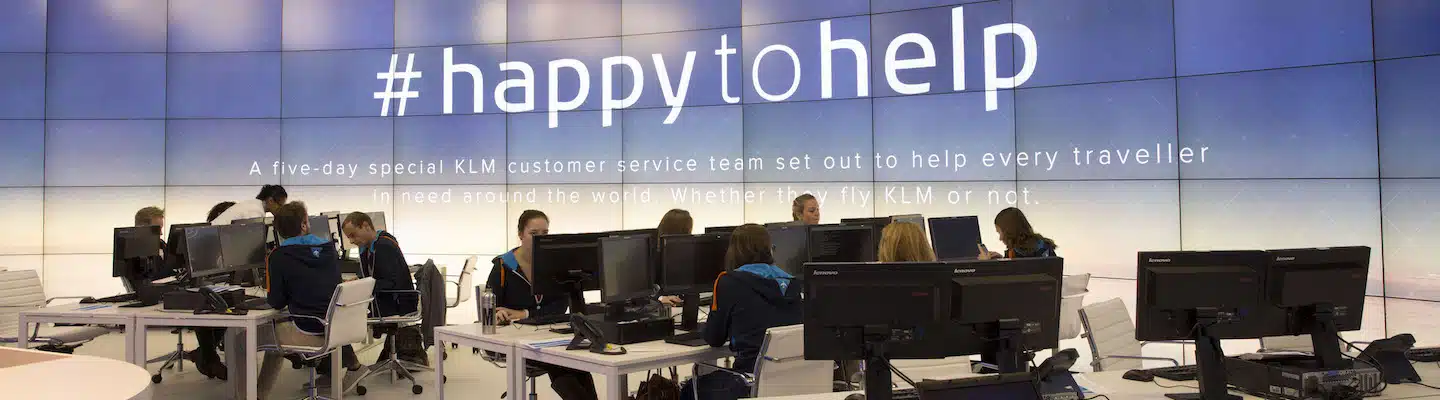 Is KLM the most helpful airline in the world? Re-thinking airline customer service #happytohelp