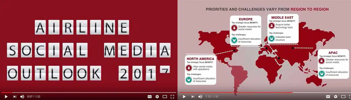 [Videographic] Airline Social Media Outlook 2017